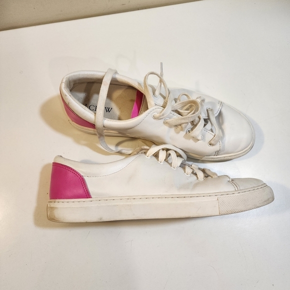 J. CREW Women's White Road Trip Sneakers size 10 - Picture 8 of 14